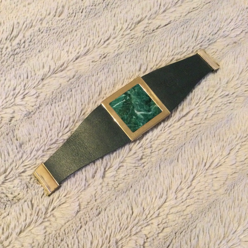 Leather bracelet
